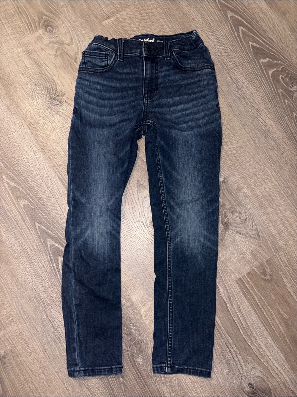 Cat & Jack Dark Blue Slim Straight Jeans